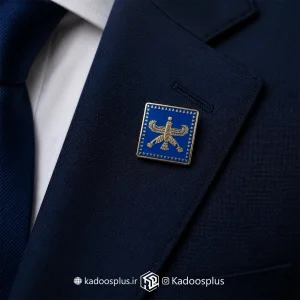 بج سینه درفش شهباز آبی