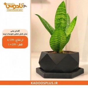 گلدان بتنی شش ضلعی