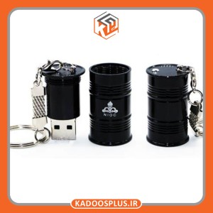 فلش مموری تبلیغاتی بشکه ای با چاپ اختصاصی