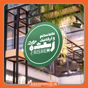 لوگو فروشگاه محصولات سالم و  ارگانیک ریشه