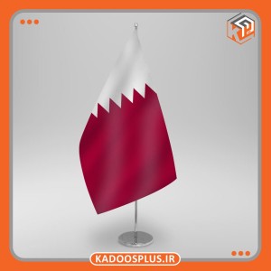 پرچم رومیزی لیزری قطر