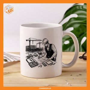 ماگ مهندس عمران طرح 4