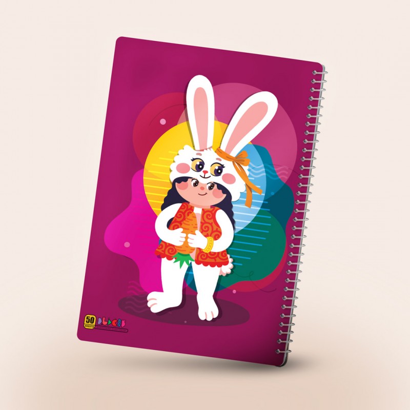 دفتر مشق سیمی طرح خرگوش