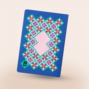 دفتر مشق چسبی نقش خیال، رنگ آبی