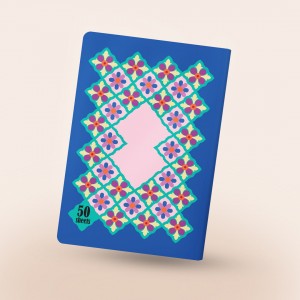 دفتر مشق چسبی نقش خیال، رنگ آبی