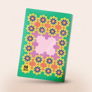 دفتر مشق سیمی نقش خیال، رنگ سبز