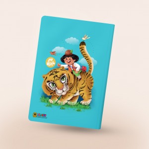 دفتر مشق چسبی طرح ببر مازندران ۵۰ برگ