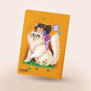 دفتر مشق چسبی طرح گربه ایرانی ۵۰ برگ