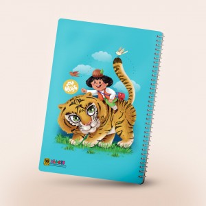 دفتر مشق سیمی طرح ببر مازندران
