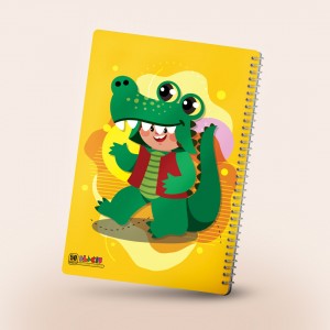 دفتر مشق سیمی طرح سوسمار