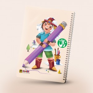 دفتر نقاشی بزرگ سیمی طرح زال