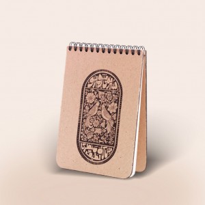 دفترچه یادداشت سیمی جلد سخت طرح ۶