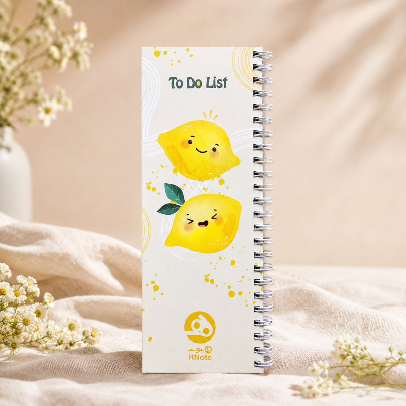 دفتر یادداشت ۸۰ برگ کایزن مدل to do list طرح لیمو