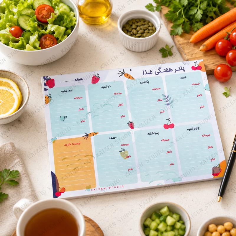 پلنر / برنامه ریز هفتگی غذای کایزن
