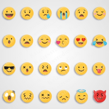 ایموجی وکتور مدل Ordinary part1 کد ۹