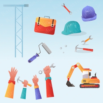 پک آیکون مدل روز کارگر Labor Day