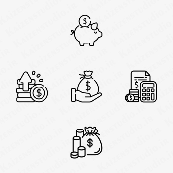 پک آیکون مدل مالی Money P3
