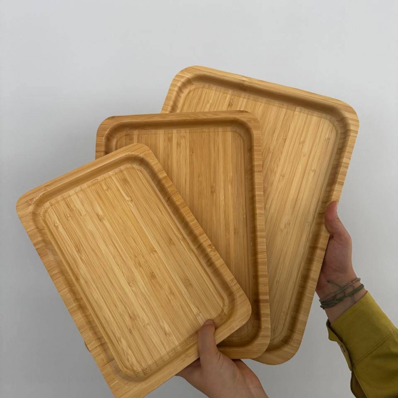 سینی مزه مدل بامبو