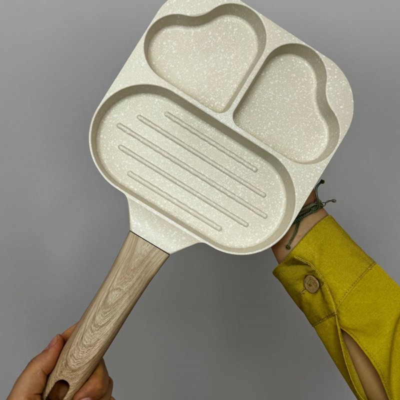 ماهیتابه کودک سه خانه طرح قلب