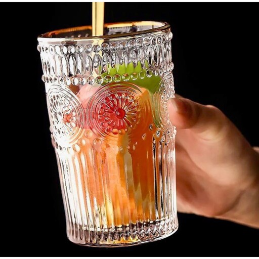 لیوان شیشه ای مدل زارا