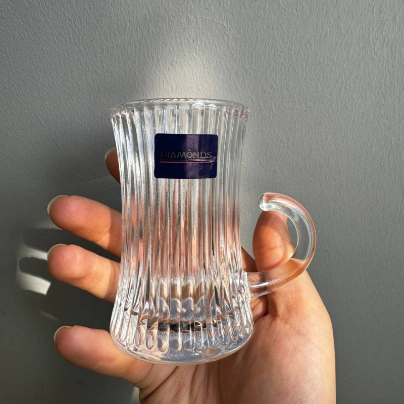 استکان کمر باریک تراشدار DIAMOND