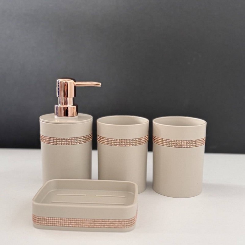 ست جا مایعی کمر نگین دار