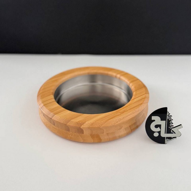 زیر سیگاری بامبو فلز