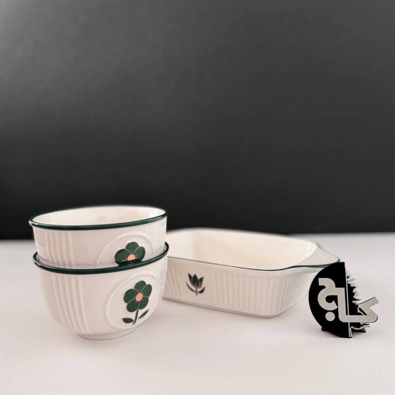 ست تابه و کاسه سه پارچه