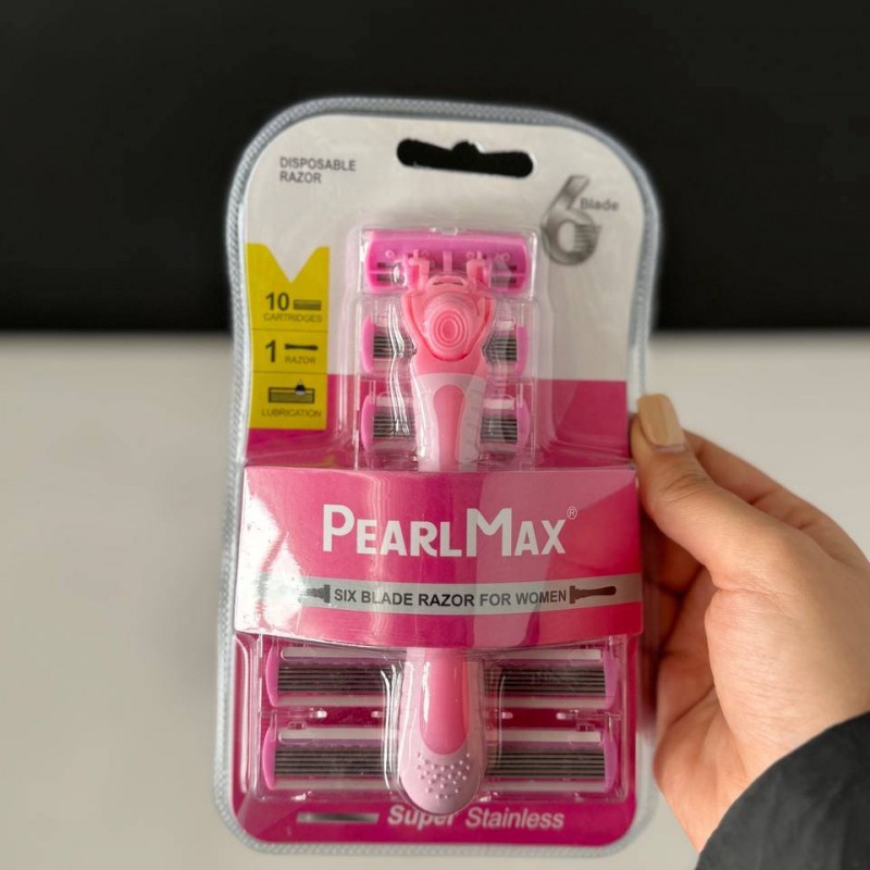 ژیلت شش تیغ( ده عدد یدک)