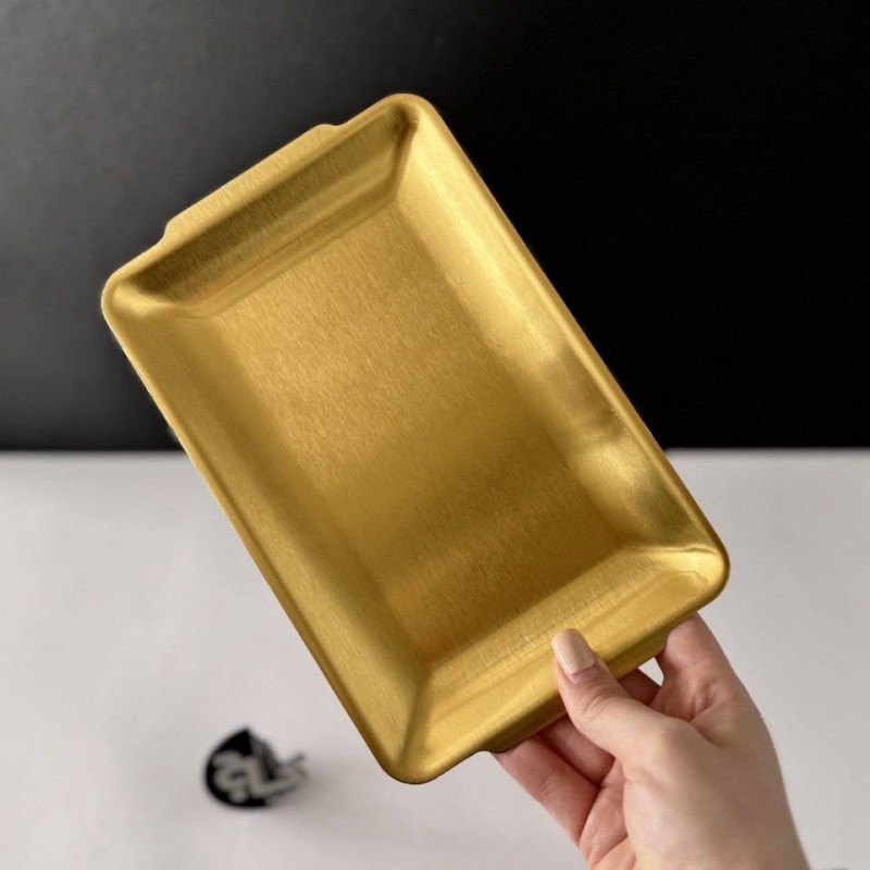 دیس استیل کوچک طلایی