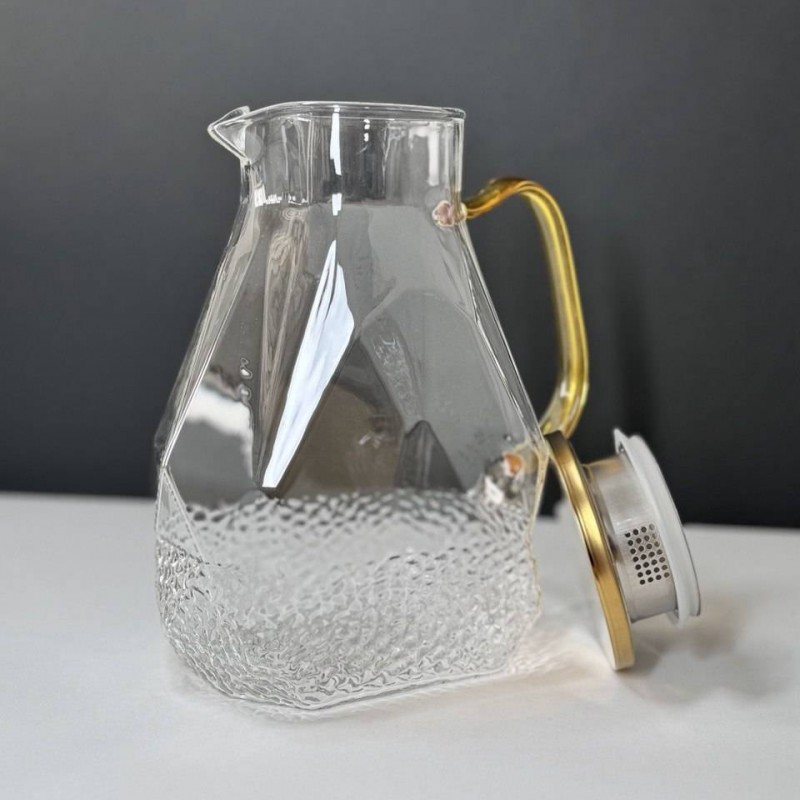 پارچ پیرکس دسته رنگی