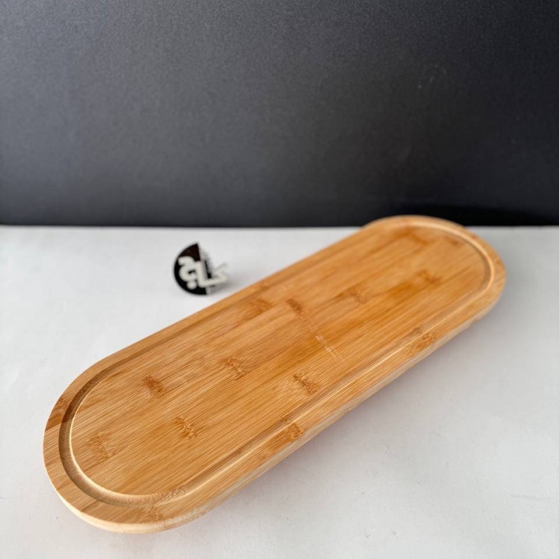 رولت خوری بامبو  بیضی  پایه دار