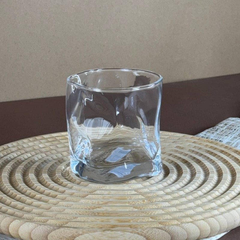 نیم لیوان دفرمه شیشه DELI GLASS