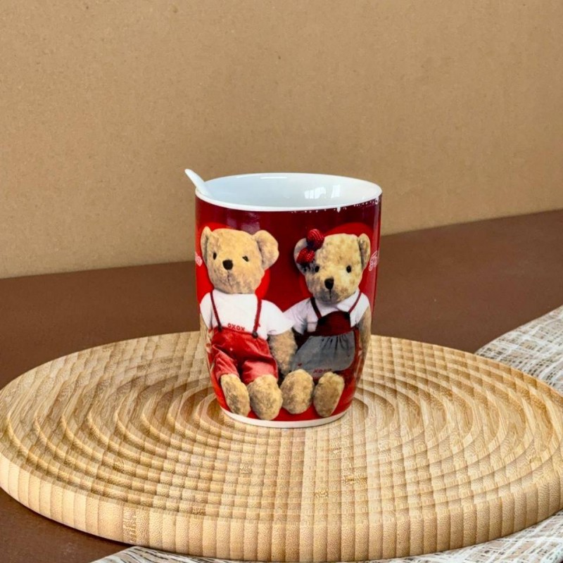 ماگ سرامیکی قاشق دار با جعبه کادویی