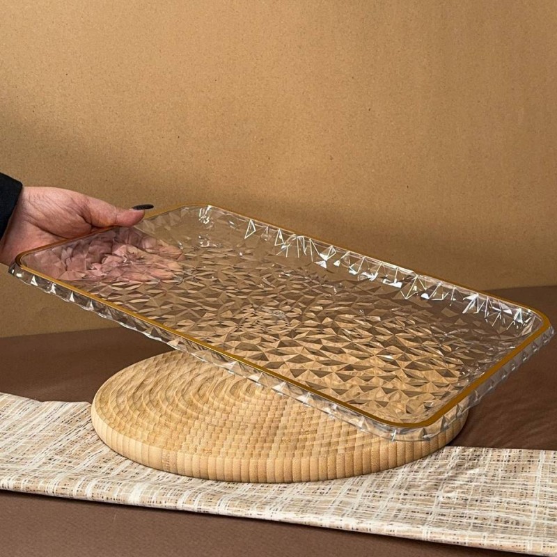 سینی سه عددی اکرولیک دور طلایی