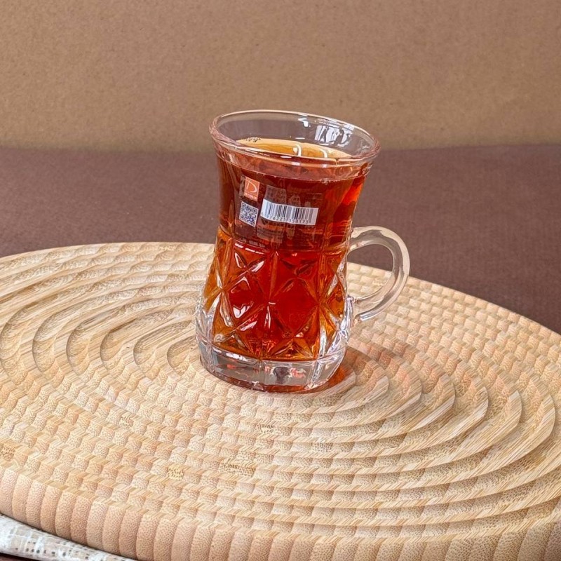 استکان کمر باریک طرح لوزی