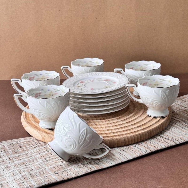 سرویس قهوه خوری 12 پارچه چینی