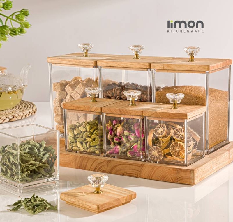 ست پاسماوری اکرولیک لیمون