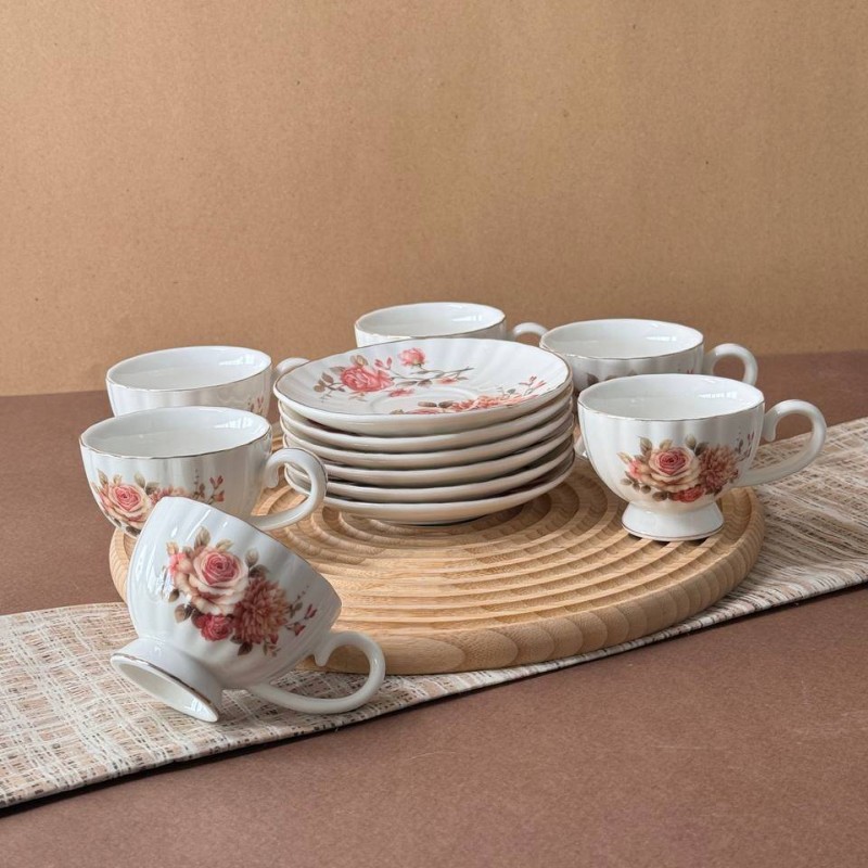 ست قهوه خوری 12 پارچه چینی