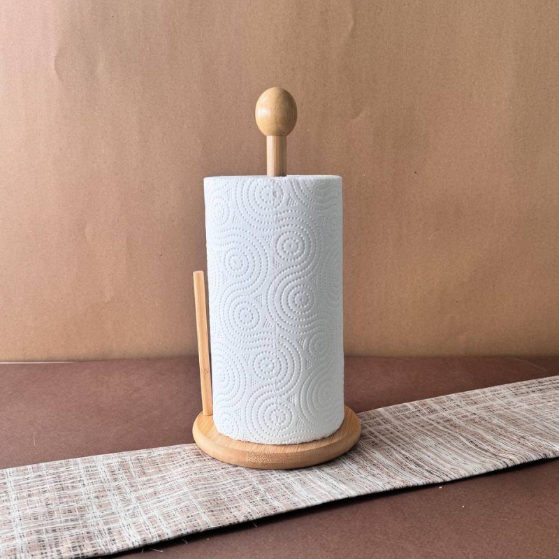 جا دستمال کاغذی رولی مدل بامبو