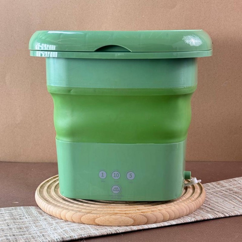 لباس شویی تاشو مسافرتی با سبد خشک کن