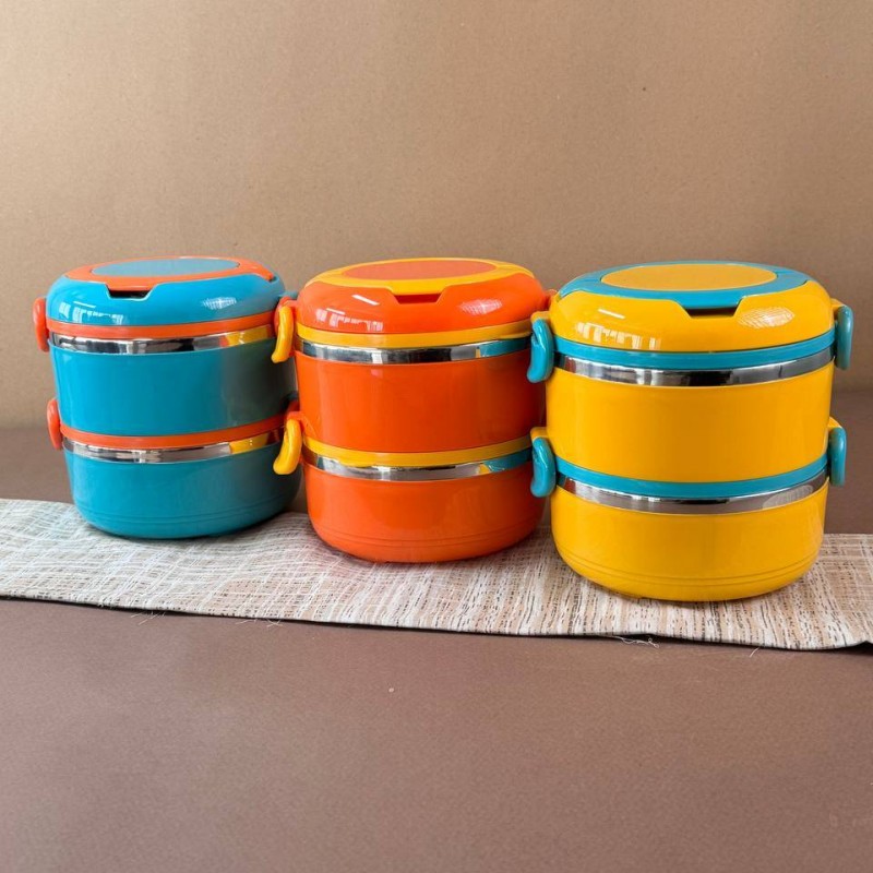 ظرف غذا دو طبقه مدل واشر دار