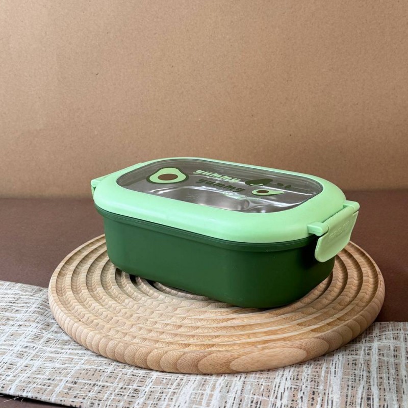 ظرف غذا استیل مدل دو بخشی