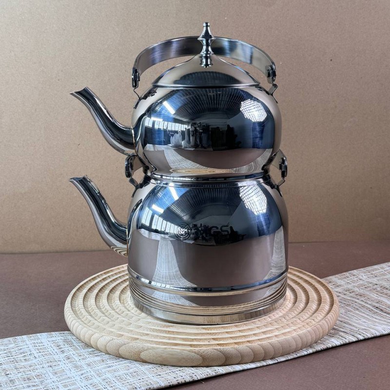 کتری و قوری استیل لوله دار ام جی اس مدل 41025