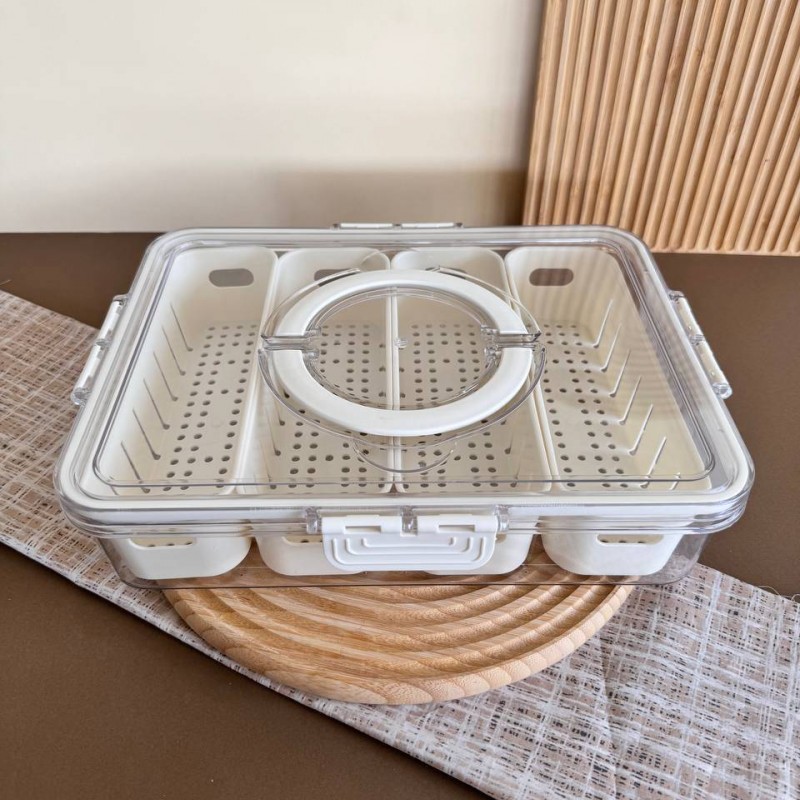 نظم دهنده یخچال چهار قسمتی اکرولیک مدل دسته دار