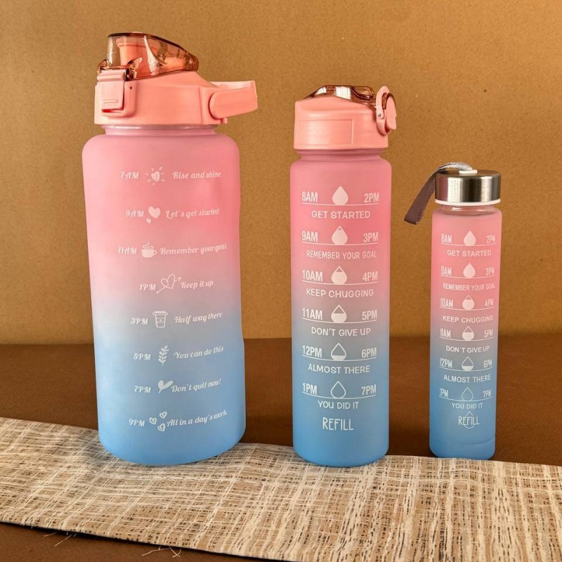 قمقمه ورزشی سه قلو مدل فانتزی