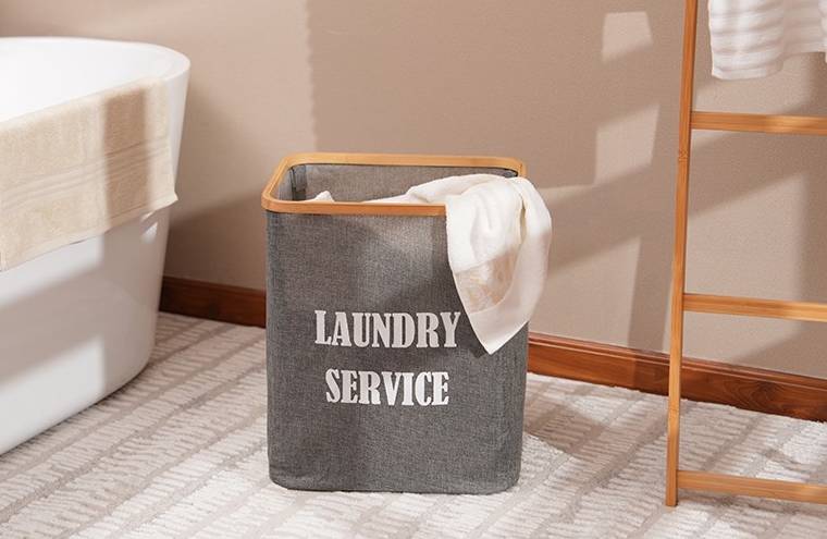 لاندری باکس درب دار مربی مدل تاشو