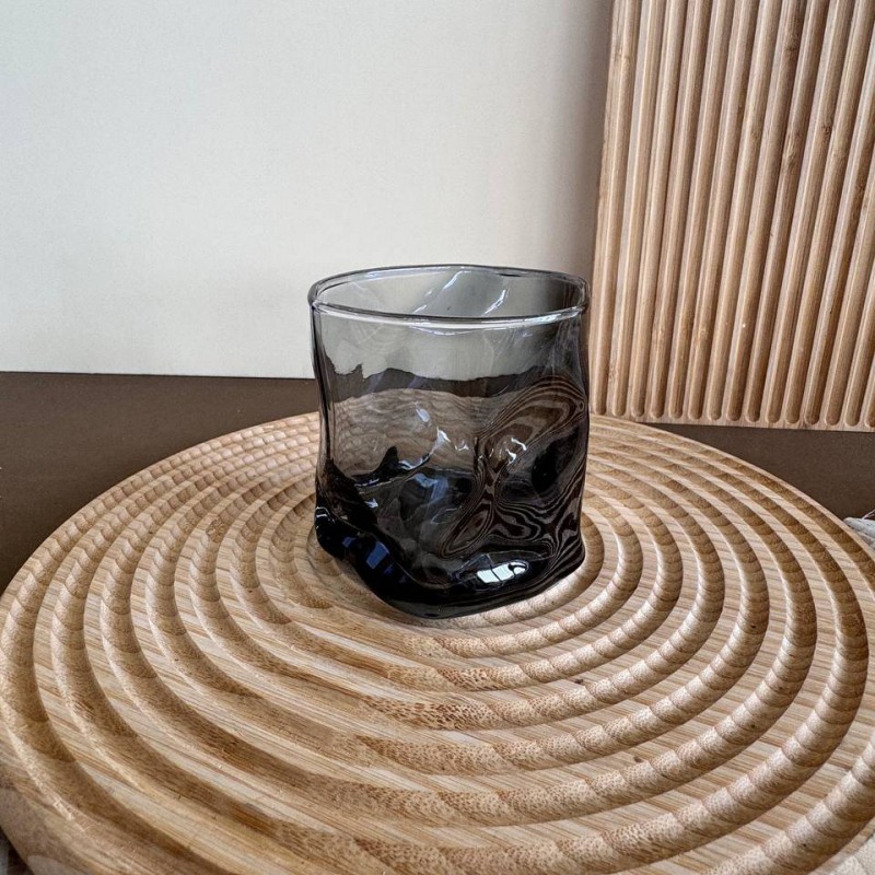 نیم لیوان دفرمه دودی DELI GLASS