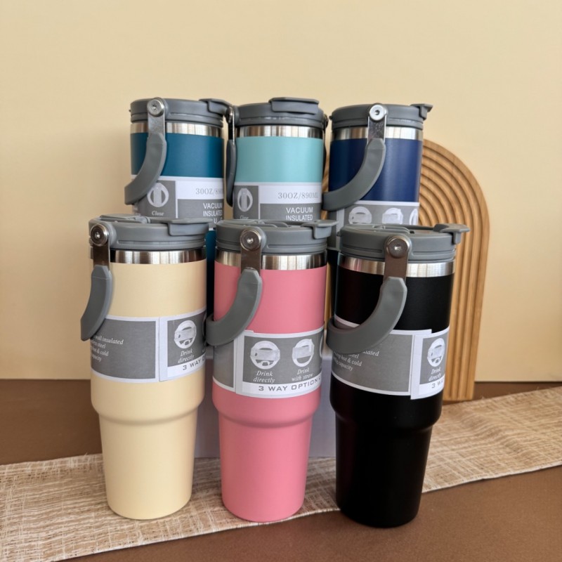 تراول ماگ طرح تایسو دسته دار 900 میل دوحالته