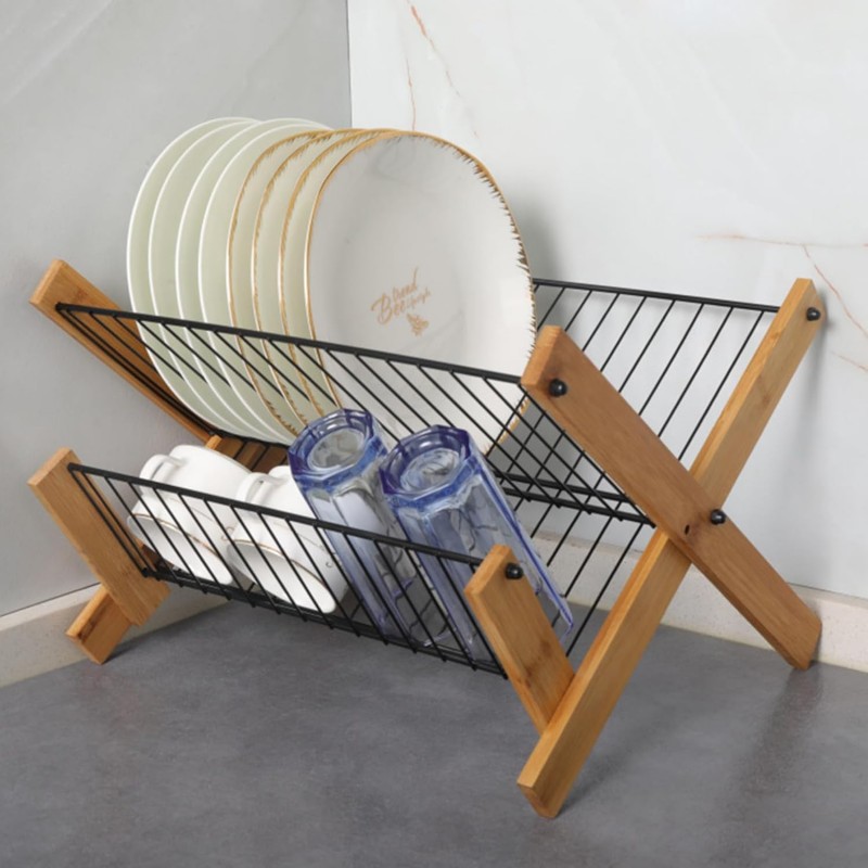 آبچکان تاشو فلز و بامبو طرح ضرب دری